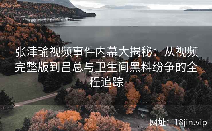 张津瑜视频事件内幕大揭秘：从视频完整版到吕总与卫生间黑料纷争的全程追踪